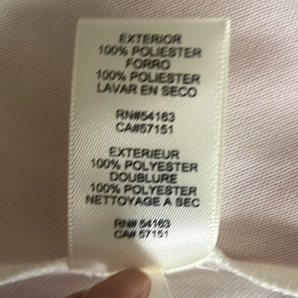 Eliza J Women's Chiffon Pink & Cream Floral Print Halter Neck Dress sz 8 - Picture 10 of 11
